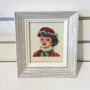 1950s Framed Petit Point