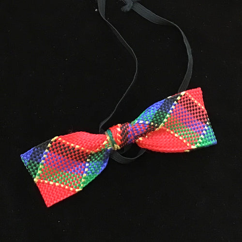 Vintage Plaid Bow Tie