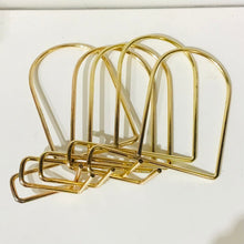 Load image into Gallery viewer, Vintage Brass Bookshelf Bookends
