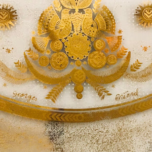 Georges Briard Glass Platter