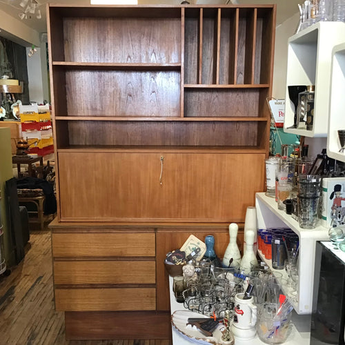 1960s Danish Teak Bar Hutch