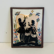 Load image into Gallery viewer, 1920s Silhouette Reverse Paintings on Convex Glass