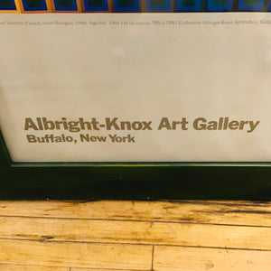 Vintage Vasarely Print from The Albright-Knox Art Gallery