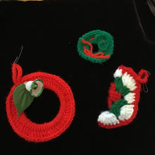 Load image into Gallery viewer, Hand knit Christmas Ornaments