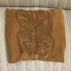 1970s Brown Corduroy Throw Pillow Cover