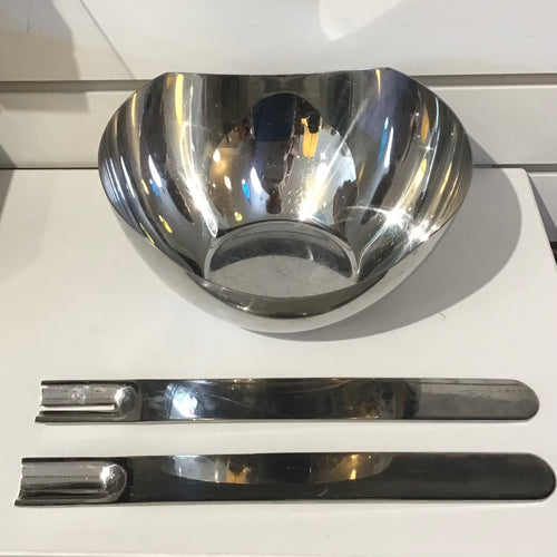 Calderoni Fratelli Stainless Steel Salad Bowl