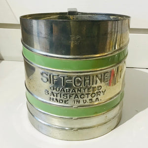 Vintage Sift-Chine Flour Sifter