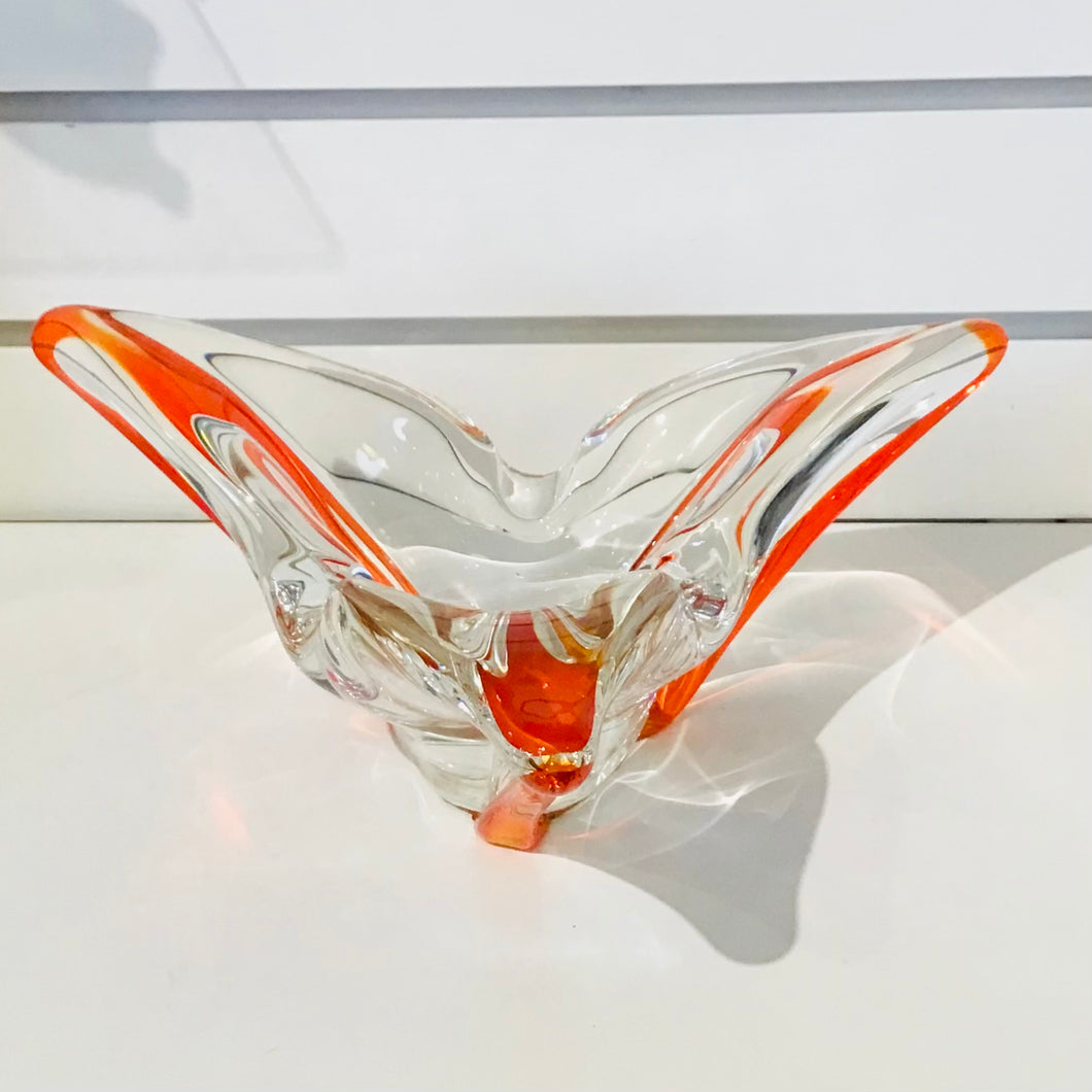 Orange Stretch Glass