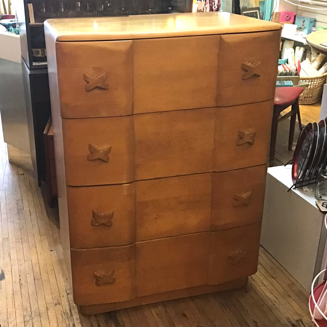 1950s Heywood Wakefield Tallboy Dresser