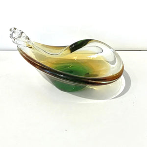 Amber & Green Stretch Glass