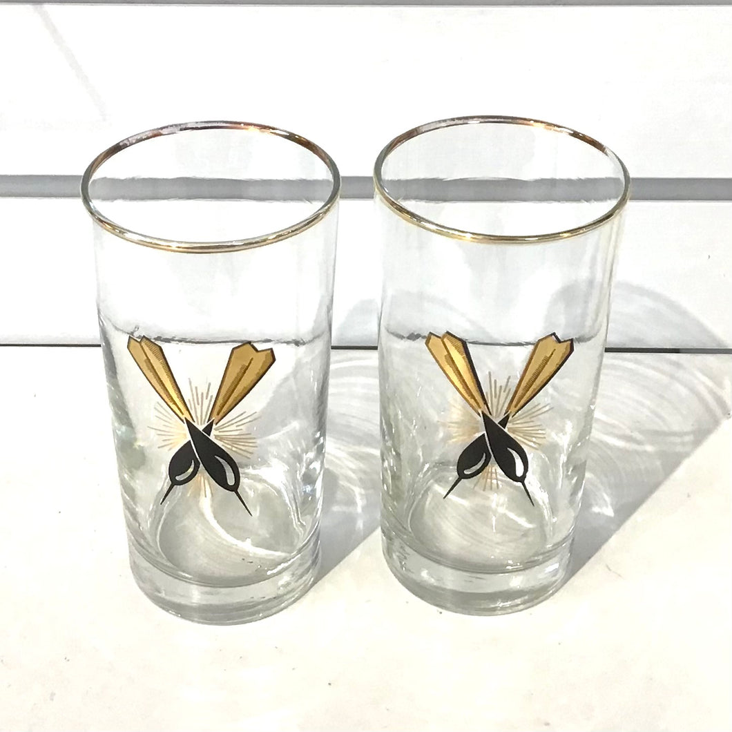 Pair of Dart theme Tumblers