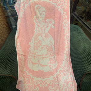 Vintage Rococo Style Bath Towel