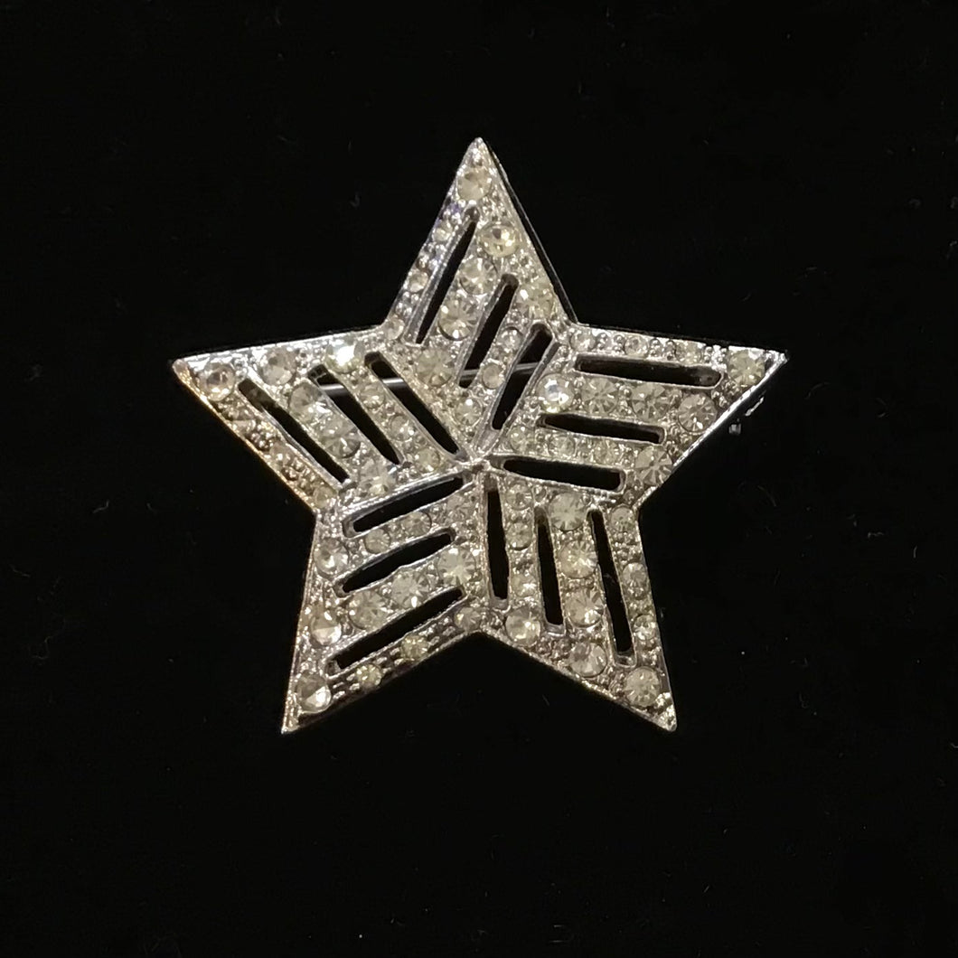 Vintage Rhinestone Brooch