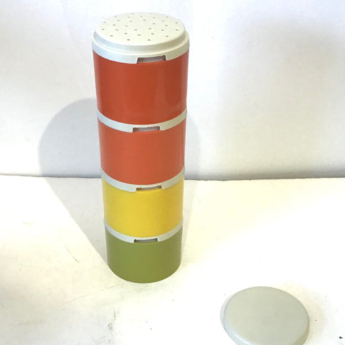 1970s Tupperware Stacked Spice Shakers