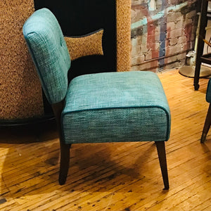 1950s Reupholstered Slipper Chairs