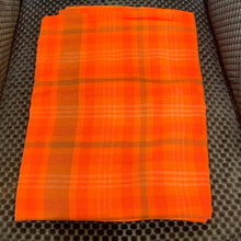 Load image into Gallery viewer, Orange Plaid Tablecloth
