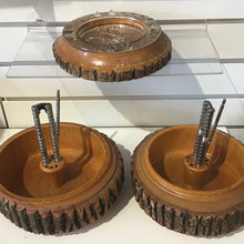 Load image into Gallery viewer, Vintage Live Edge Nut Bowls