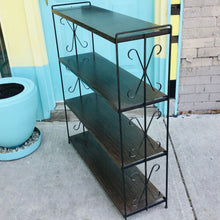 Load image into Gallery viewer, Vintage Metal Bookshelf