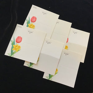 Set of 6 Deadstock Place Cards