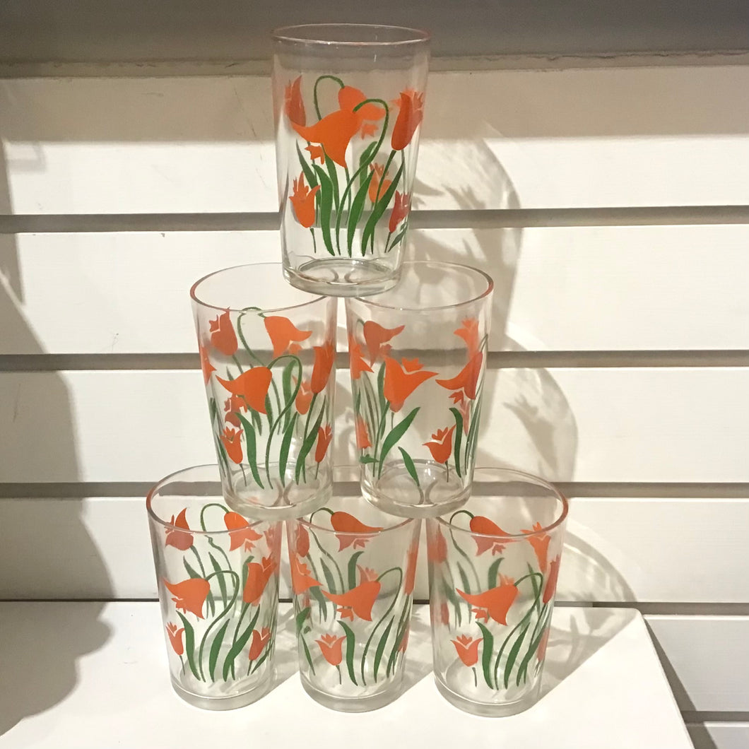 Set of 6 Jelly Jar Glasses