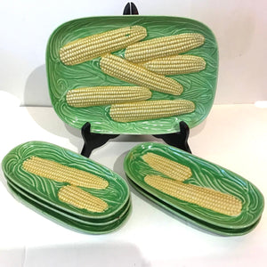 Vintage Corn on the Cob Serving Set