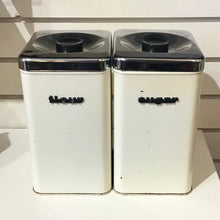 Load image into Gallery viewer, Pair of Vintage Canisters