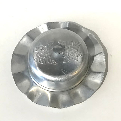 Vintage Aluminum Butter Dish