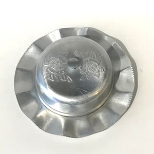 Vintage Aluminum Butter Dish