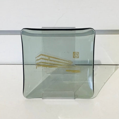 Smoked Glass Souvenir Dish