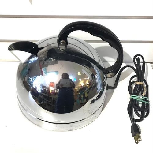 Vintage Electric Chrome Dome Kettle