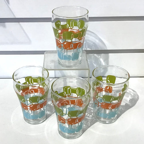 Set of 4 Diner Juice Glasses