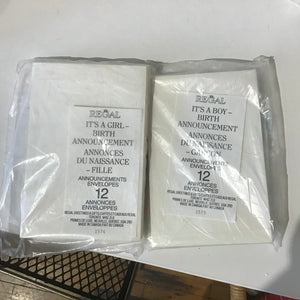 Deadstock Birth Announcements