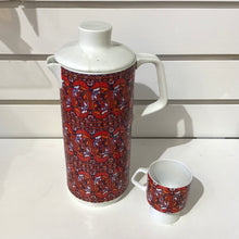 Load image into Gallery viewer, Vintage Mod Coffee Pot with matching Espresso Cup