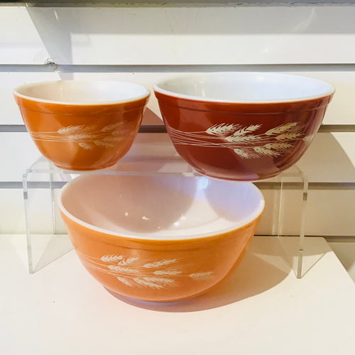 Pyrex Autumn Harvest Mixing Bowl Set