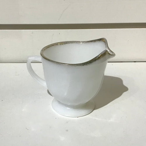Fire King Milk Glass Creamer Jug