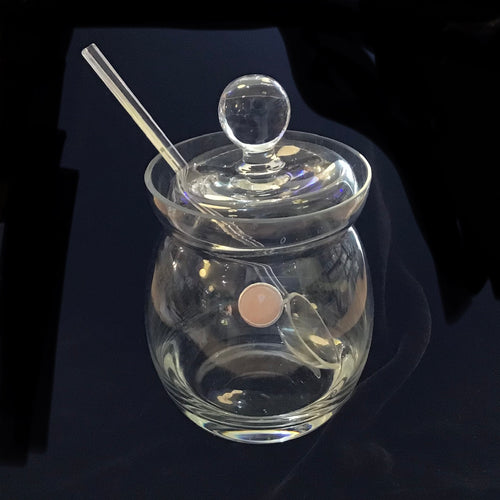 Vintage Glass Sugar Bowl