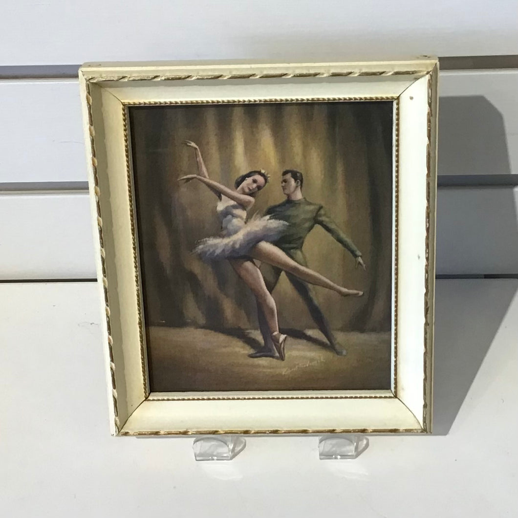 Framed Ballet Dancer Pair Prints