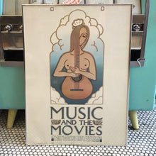 Load image into Gallery viewer, 1977 “Music and the Movies” Framed Poster