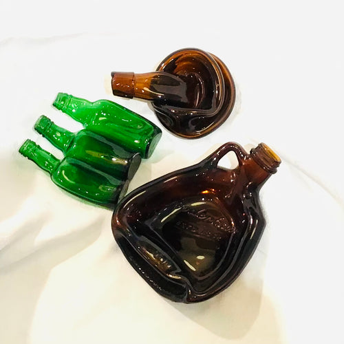 Carnival Bottle Ashtrays