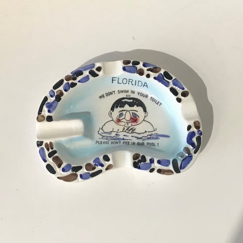 Vintage Novelty Florida Ashtray