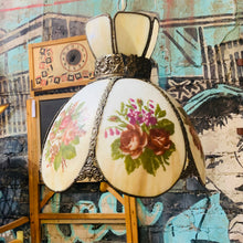 Load image into Gallery viewer, 1970s Tiffany Style Pendant Lamp