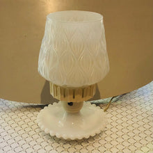 Load image into Gallery viewer, Vintage Milk Glass Lamp