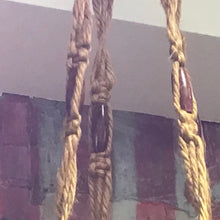 Load image into Gallery viewer, 1970s Jute Macrame Plant Hanger