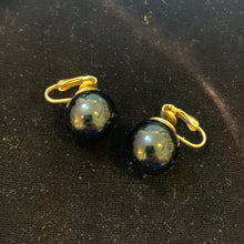 Load image into Gallery viewer, Vintage Clip On Dangle Ball Earrings
