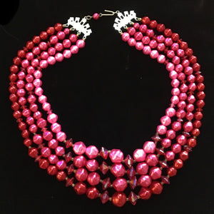 Vintage Multi-strand Beaded Necklaces