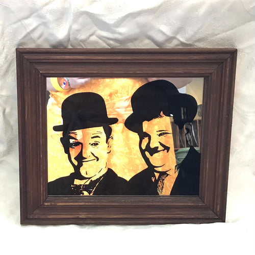 Framed Laurel & Hardy Mirror