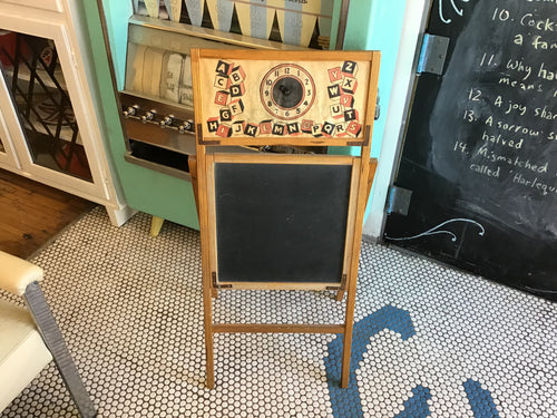 Vintage Child’s Easel Chalkboard