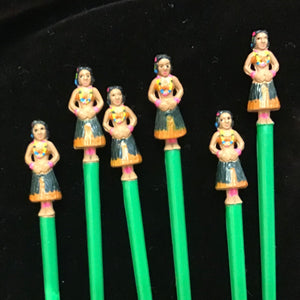 Hula Girl Swizzle Sticks