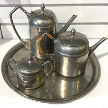 Load image into Gallery viewer, 1950s Pewter Coffee &amp; Tea Set