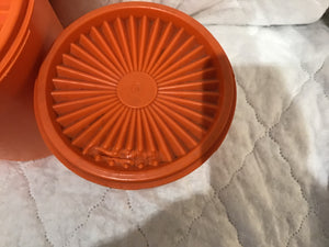 1970s Tupperware Canister Set